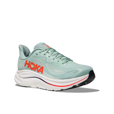 HOKA CLIFTON 10 VERDE ROJO ZAPATILLAS ASFALTO HOMBRE,ARISTARUN