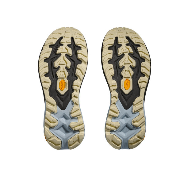 HOKA MAFATE 5 MINERAL BLUE ZAPATILLAS TRAIL RUNNING HOMBRE VISTA SUELA,ARISTARUN