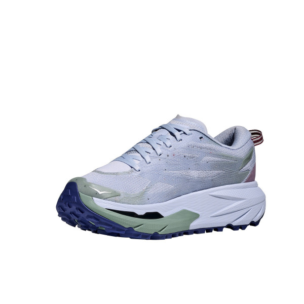 HOKA MAFATE 5 AMBIENT BLUE ZAPATILLAS TRAIL RUNNING MUJER VISTA DELANTERA,ARISTARUN