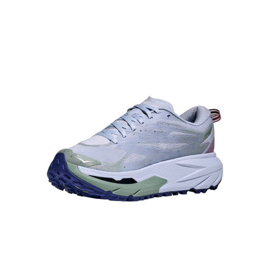 HOKA MAFATE 5 AMBIENT BLUE ZAPATILLAS TRAIL RUNNING MUJER VISTA DELANTERA,ARISTARUN