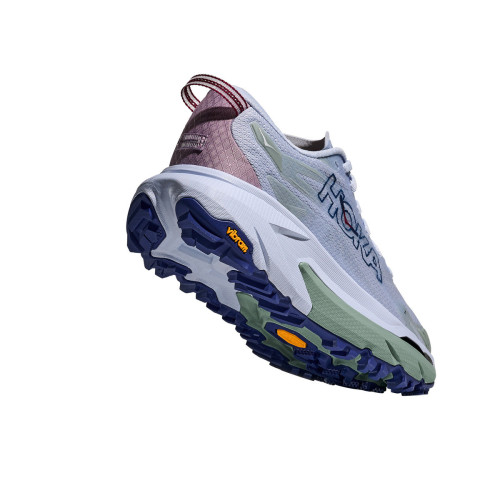 HOKA MAFATE 5 AMBIENT BLUE ZAPATILLAS TRAIL RUNNING MUJER VISTA ANTERIOR,ARISTARUN