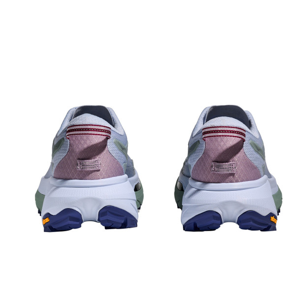 HOKA MAFATE 5 AMBIENT BLUE ZAPATILLAS TRAIL RUNNING MUJER VISTA TRASERA,ARISTARUN