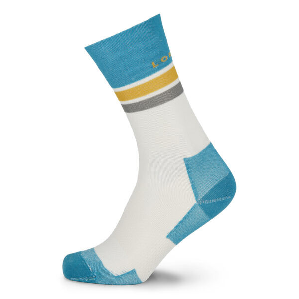 LORPEN PRO RUN CREW  AZUL BLANCO CALCETINES RUNNING VISTA INTERIOR, ARISTARUN