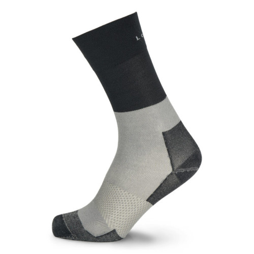 LORPEN PRO RUN CREW GRIS NEGRO CALCETINES RUNNING VISTA EXTERIOR, ARISTARUN