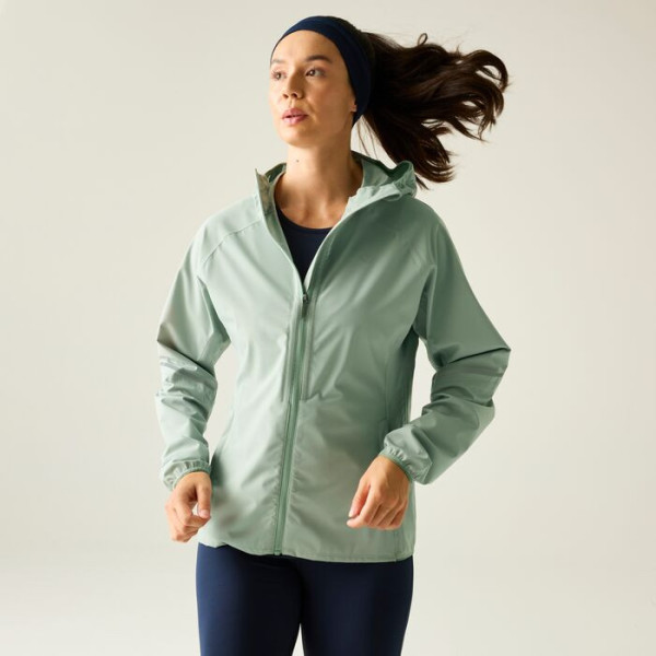 DARE2B ULTRALITE W VERDE GLACIAR CHAQUETA IMPERMEABLE MUJER, ARISTARUN