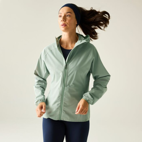 DARE2B ULTRALITE W VERDE GLACIAR CHAQUETA IMPERMEABLE MUJER, ARISTARUN