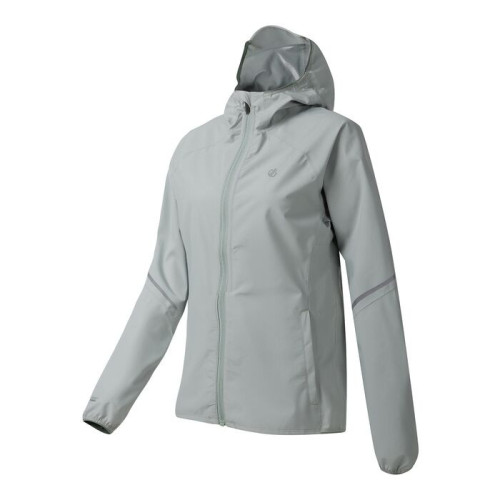 DARE2B ULTRALITE W VERDE GLACIAR CHAQUETA IMPERMEABLE MUJER INTERIOR LATERAL, ARISTARUN