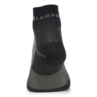 LORPEN PRO RUN SHORTY NEGRO GRIS CALCETINES RUNNING VISTA PERFIL, ARISTARUN 2