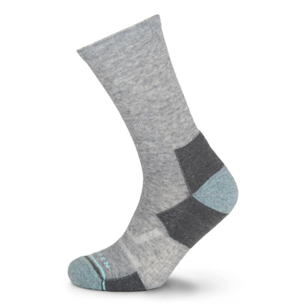 LORPEN MERINO HIKE LIGHT CREW GRIS CELESTE CALCETINES TREKKING MUJER, ARISTARUN