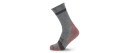 LORPEN MERINO HIKE MIDWEIGHT CREW CINZA VERMELHO MEIAS OUTDOOR