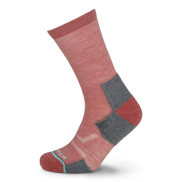 LORPEN MERINO HIKE LIGHT CREW SALMON CALCETINES TREKKING MUJER, ARISTARUN