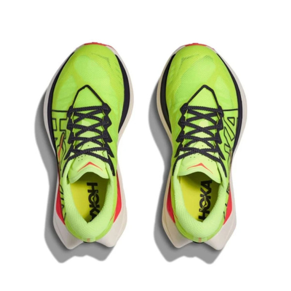 HOKA ROCKET X TRAIL AMARILLO ZAPATILLAS GRAVEL HOMBRE VISTA SUPERIOR,ARISTARUN