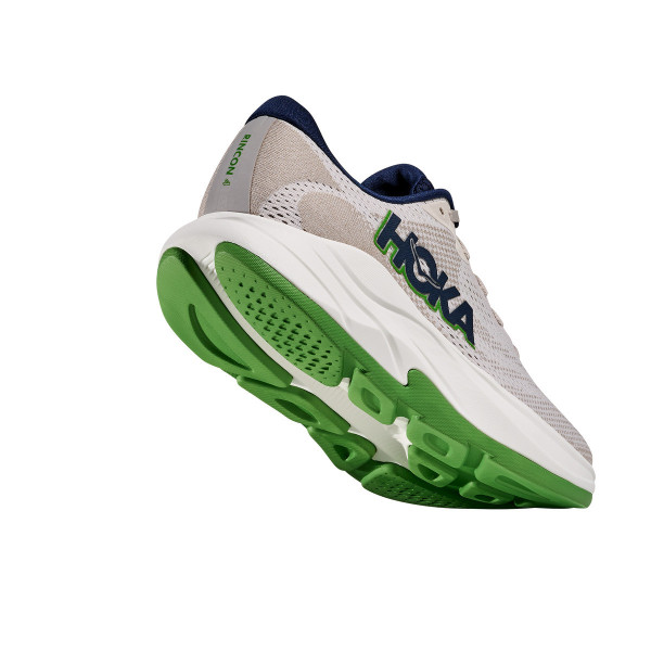 HOKA RINCON 4 GRIS VERDE ZAPATILLAS RUNNING HOMBRE VISTA ANTERIOR,ARISTARUN