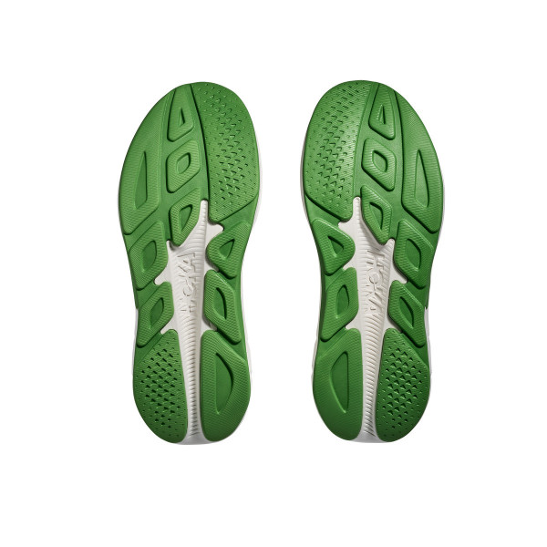 HOKA RINCON 4 GRIS VERDE ZAPATILLAS RUNNING HOMBRE VISTA SUELA,ARISTARUN