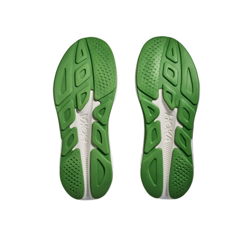 HOKA RINCON 4 GRIS VERDE ZAPATILLAS RUNNING HOMBRE VISTA SUELA,ARISTARUN
