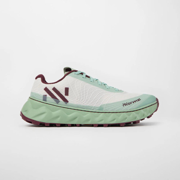 NNORMAL TOMIR 2.0 VERDE BLANCA ZAPATILLAS TRAIL RUNNING UNISEX VISTA EXTERIOR,ARISTARUN