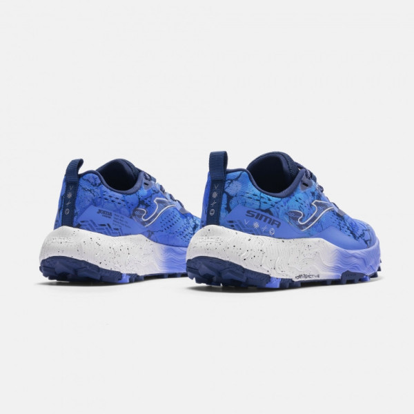 JOMA SIMA AZUL ZAPATILLAS TRAIL MUJER VISTA TRASERA,ARISTARUN