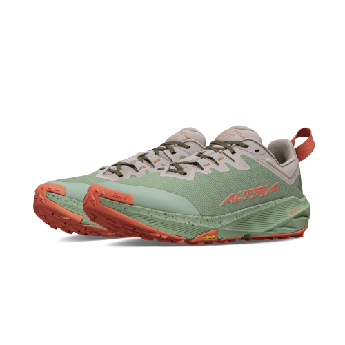 ALTRA EXPERIENCE WILD 3+ VERDE ZAPATILA TRAIL HOMBRE VISTA PERFIL PAREJA , ARISTARUN