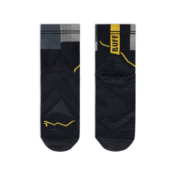 BUFF COOLNET QUARTER SOCK NEGRO CALCETINES RUNNING UNISEX VISTA PAREJA2, ARISTARUN