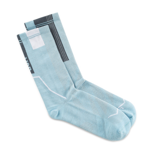 BUFF COOLNET CREW SOCK AZUL CALCETINES RUNNING UNISEX VISTA PERFIL2, ARISTARUN