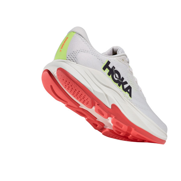 HOKA RINCON 4 BLANCO ROJO ZAPATILLAS RUNNING HOMBRE VISTA ANTERIOR,ARISTARUN