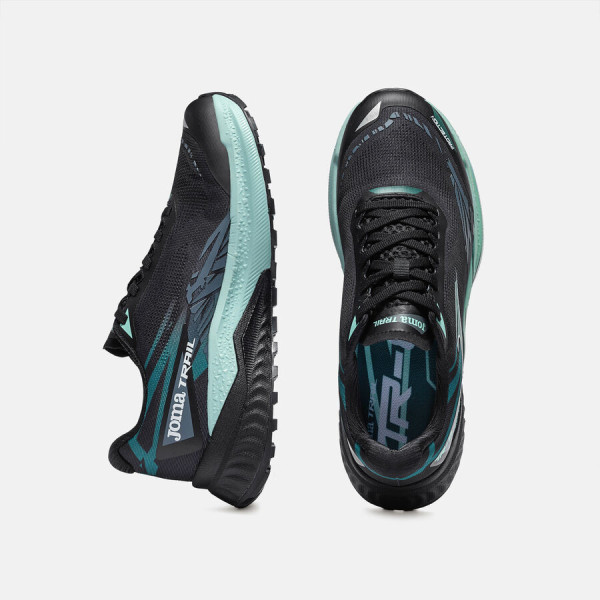 JOMA TR-8 NEGRO AZUL ZAPATILLAS TRAIL HOMBRE VISTA SUPERIOR,ARISTARUN