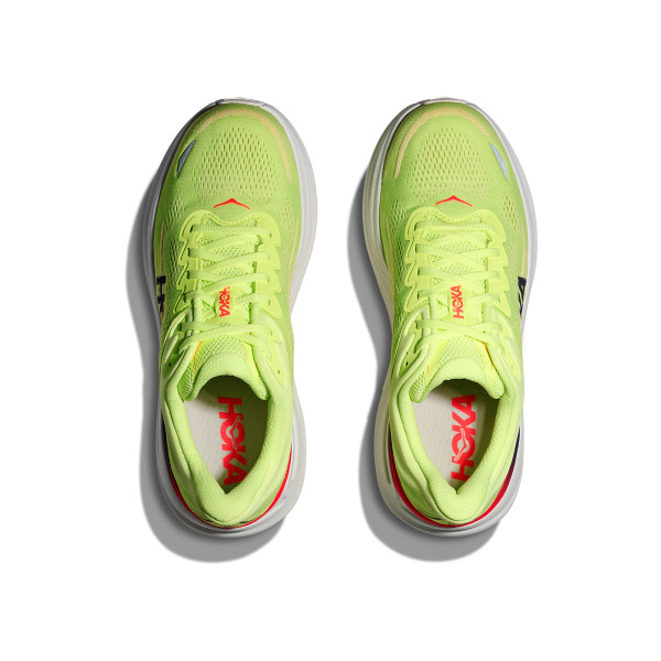 HOKA BONDI 9 NEON ZAPATILLAS RUNNING HOMBRE VISTA SUPERIOR,ARISTARUN