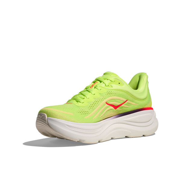 HOKA BONDI 9 NEON ZAPATILLAS RUNNING HOMBRE VISTA LATERAL,ARISTARUN