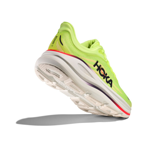 HOKA BONDI 9 NEON ZAPATILLAS RUNNING HOMBRE VISTA TRASERA,ARISTARUN
