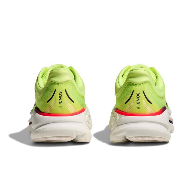 HOKA BONDI 9 NEON ZAPATILLAS RUNNING HOMBRE VISTA ANTERIOR,ARISTARUN