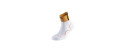 LURBEL DESAFIO THREE WHITE YELLOW TRAIL SOCKS