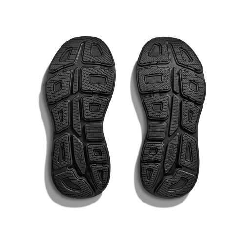 HOKA BONDI 9 NEGRO ZAPATILLAS RUNNING MUJER VISTA SUELA,ARISTARUN