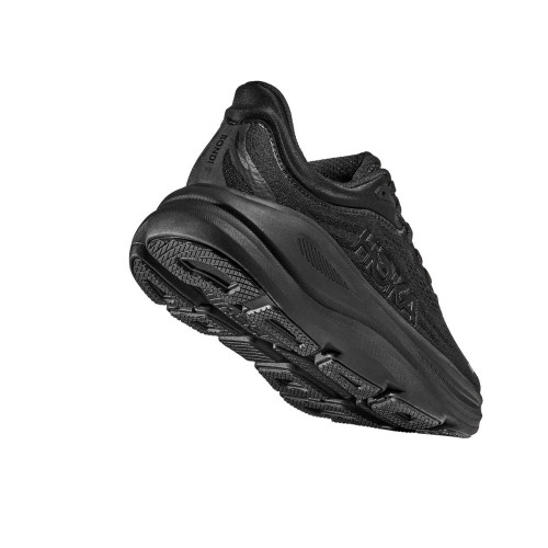HOKA BONDI 9 NEGRO ZAPATILLAS RUNNING MUJER VISTA TRASERA,ARISTARUN