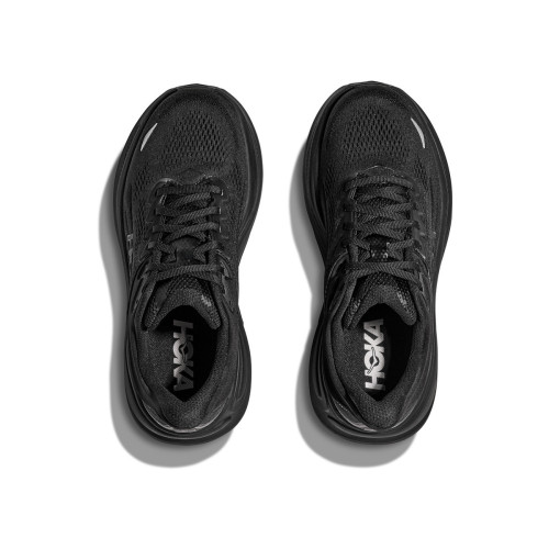 HOKA BONDI 9 NEGRO ZAPATILLAS RUNNING MUJER VISTA SUPERIOR,ARISTARUN