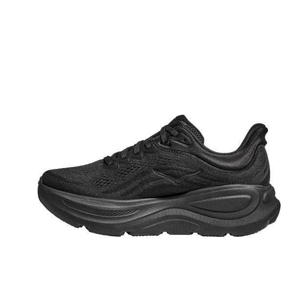 HOKA BONDI 9 NEGRO ZAPATILLAS RUNNING MUJER VISTA INTERIOR,ARISTARUN