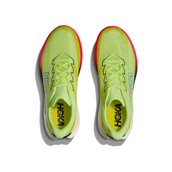 HOKA MACH X 3 NEON ZAPATILLAS RUNNING HOMBRE VISTA SUPERIOR,ARISTARUN
