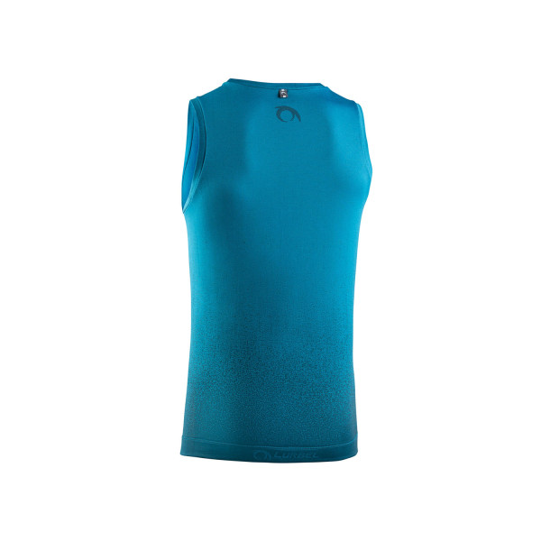 LURBEL SAMBA SINGLET AZUL CAMISETA TRAIL RUNNING VISTA TRASERA, ARISTARUN