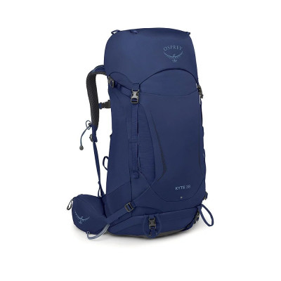 OSPREY KYTE 38L SERENITY BLUE W MOCHILA SENDERISMO VISTA PERFIL, ARISTARUN