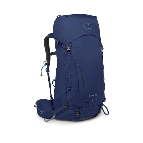 OSPREY KYTE 38L SERENITY BLUE W MOCHILA SENDERISMO VISTA PERFIL, ARISTARUN