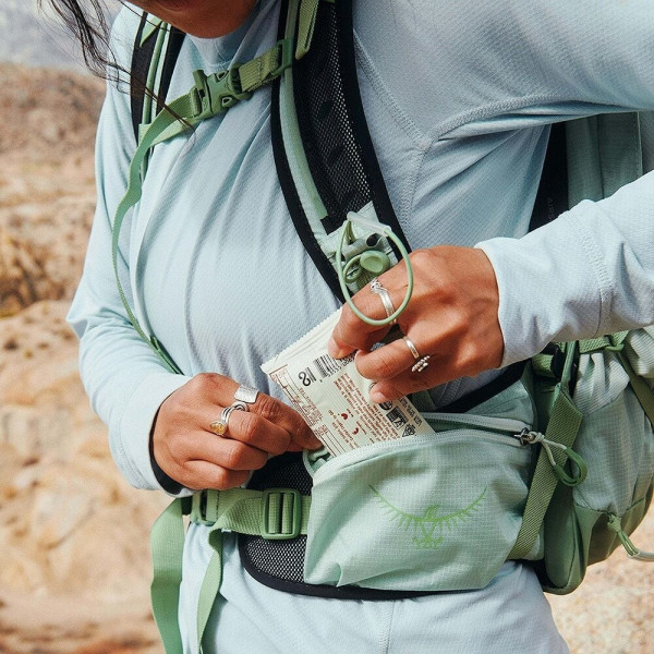 OSPREY TEMPEST 22 VERDE MENTA MOCHILA SENDERISMO VISTA AMPLIADA BOLSILLO, ARISTARUN