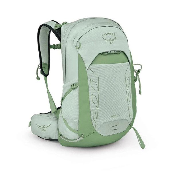 OSPREY TEMPEST 22 VERDE MENTA MOCHILA SENDERISMO VISTA PERFIL DELANTERA, ARISTARUN