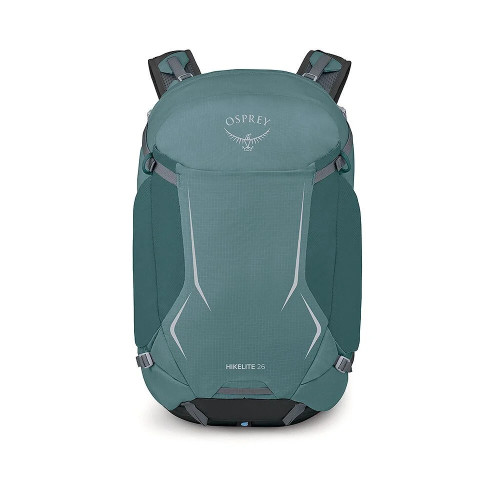 OSPREY HIKELITE 26 AZUL CASCADA MOCHILA TREKKING VISTA DELANTERO, ARISTARUN