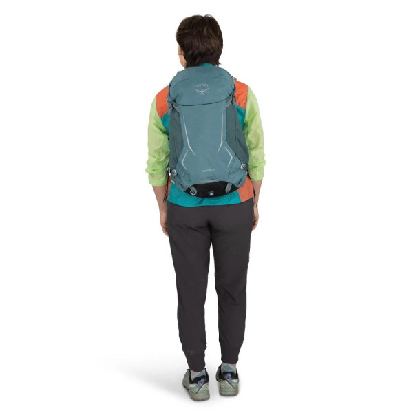 OSPREY HIKELITE 26 AZUL CASCADA MOCHILA TREKKING VISTA PUESTA1, ARISTARUN