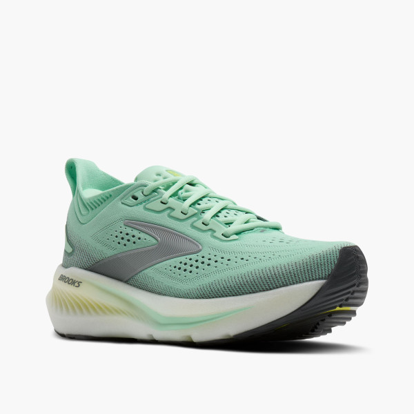 BROOKS GLYCERIN 23 VERDE ZAPATILLAS RUNNING MUJER VISTA PERFIL, ARISTARUN