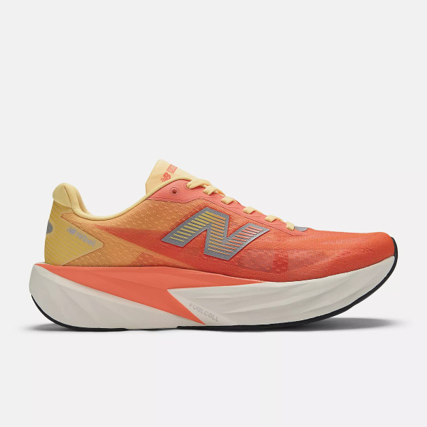 NEW BALANCE FUELCELL REBEL v5 ZAPATILLAS RUNNING ASFALTO HOMBRE NARANJA VISTA LATERAL EXTERNA, ARISTARUN