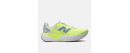 NEW BALANCE FUELCELL REBEL v5 BLANCO AMARILLO ZAPATILLAS RUNNING MUJER