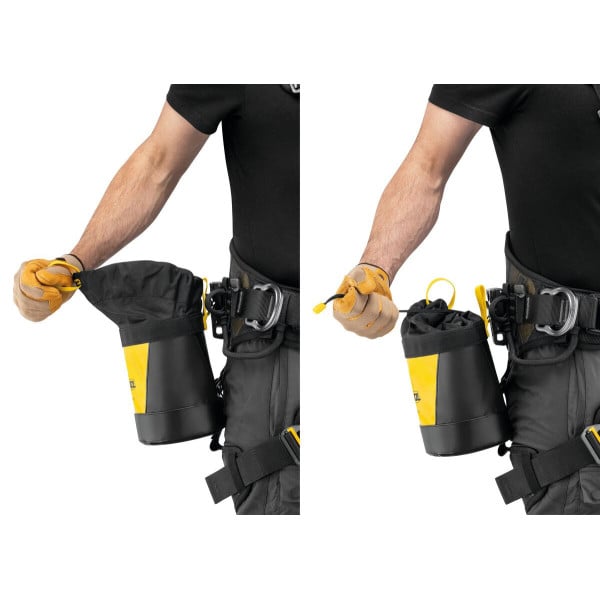 PETZL TOOLBAG 3 BOLSA PORTAHERRAMIENTAS VISTA LATERAL, ARISTARUN