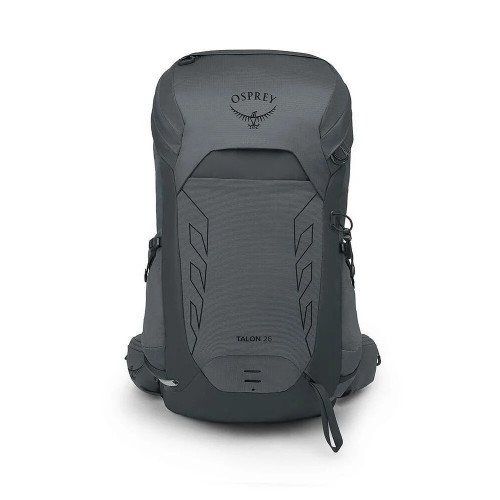 OSPREY TALON 26 GRIS MOCHILA TREKKING VISTA DELANTERA, ARISTARUN
