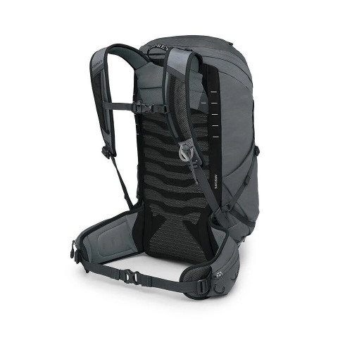 OSPREY TALON 26 GRIS MOCHILA TREKKING VISTA TRASERA, ARISTARUN
