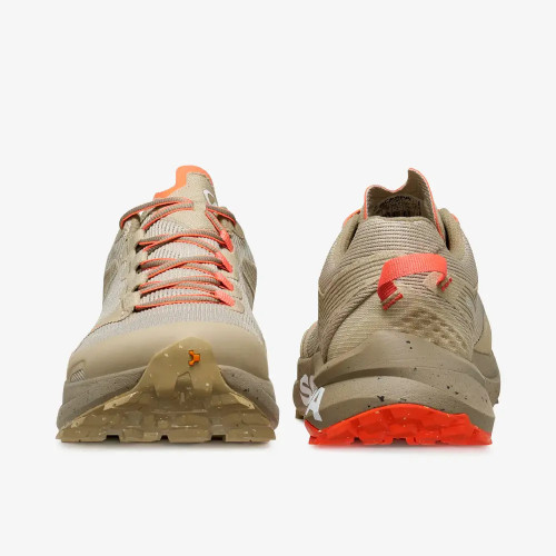 SCARPA SPIN PLANET BEIGE NARANJA ZAPATILLAS TRAIL HOMBRE VISTA TRASERA,ARISTARUN